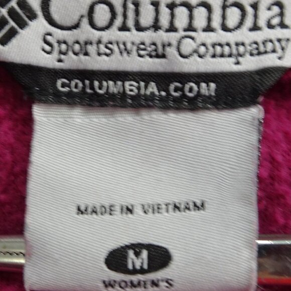 Columbia Plum Fleece Full Zip Jacket Medium - Picture 4 of 6